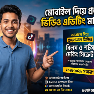 📱 মোবাইল দিয়ে প্রফেশনাল ভিডিও এডিটিং ও ভাইরাল রিলস মেকিং মাস্টার গাইড